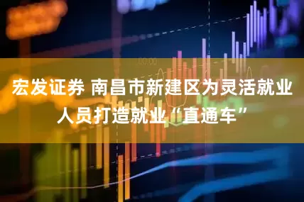 宏发证券 南昌市新建区为灵活就业人员打造就业“直通车”